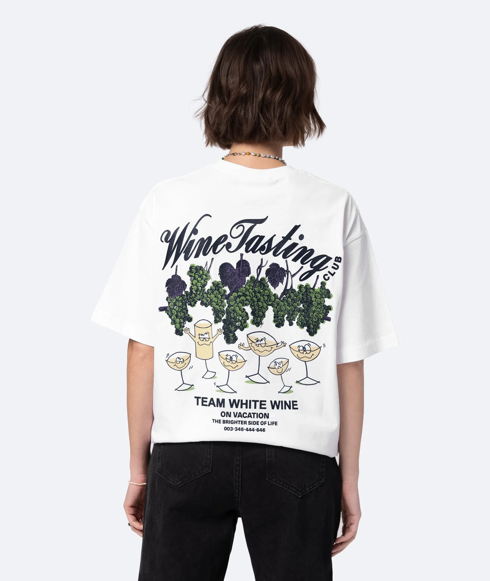 Team White Wine T-Shirt - White