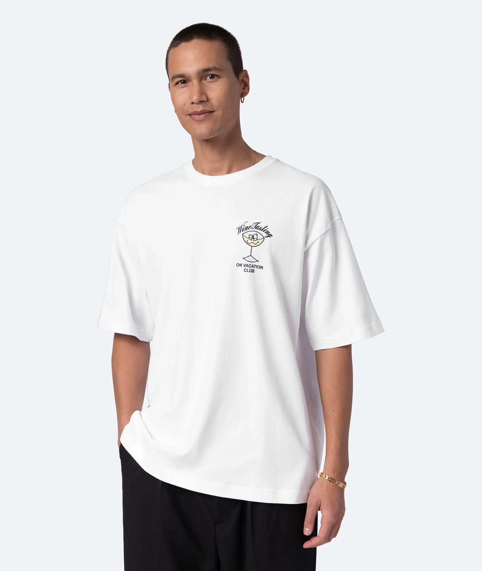 Team White Wine T-Shirt - White
