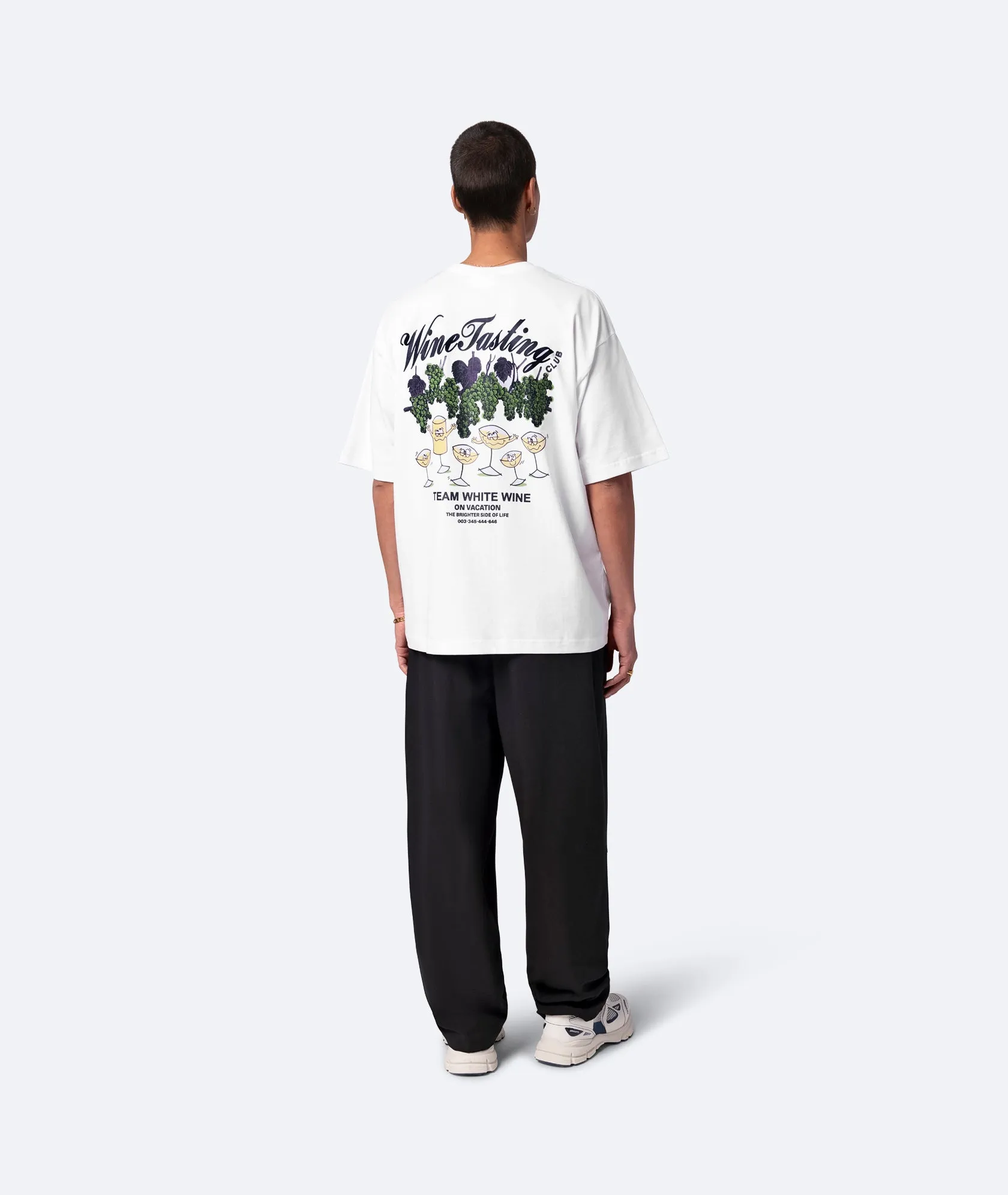 Team White Wine T-Shirt - White