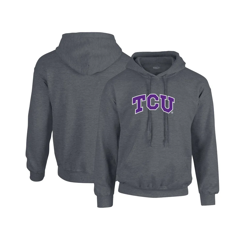 Venley NCAA TCU Horned Frogs RYLTCU06 Mens / Womens Boyfriend Fit Hoodie Sweatshirt