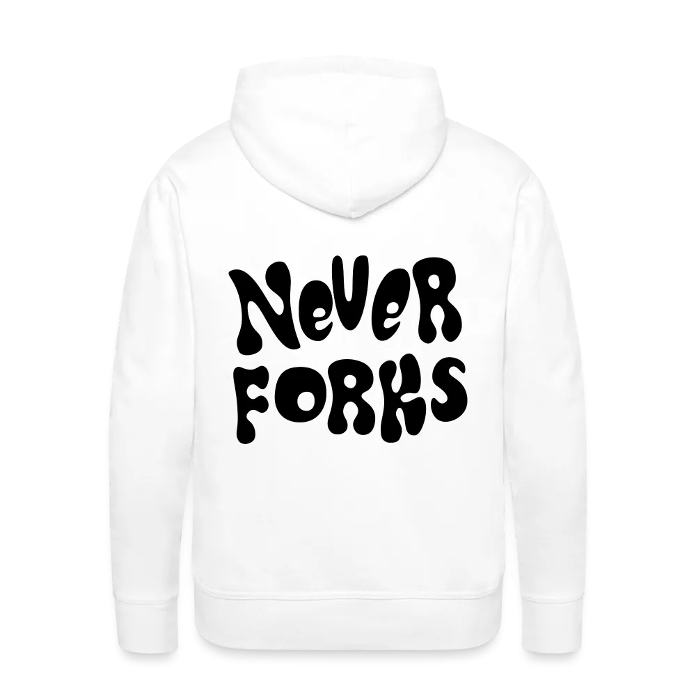 White Spoon Never Forks Hoodie