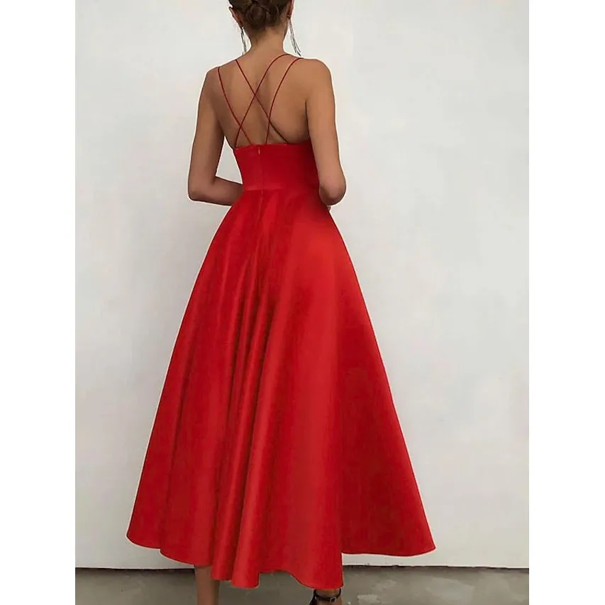 Women's Sleeveless Solid Color Open Back Maxi Dress